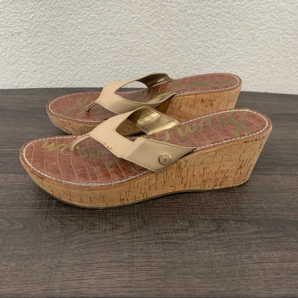 Sam Edelman Romy platform sandal wedge size 9.5 - Picture 4 of 9